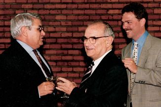 Emili Segarra i Tauler junto a Antoni
