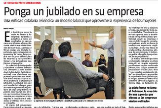 La Vanguardia “Ponga un Jubilado en su empresa”